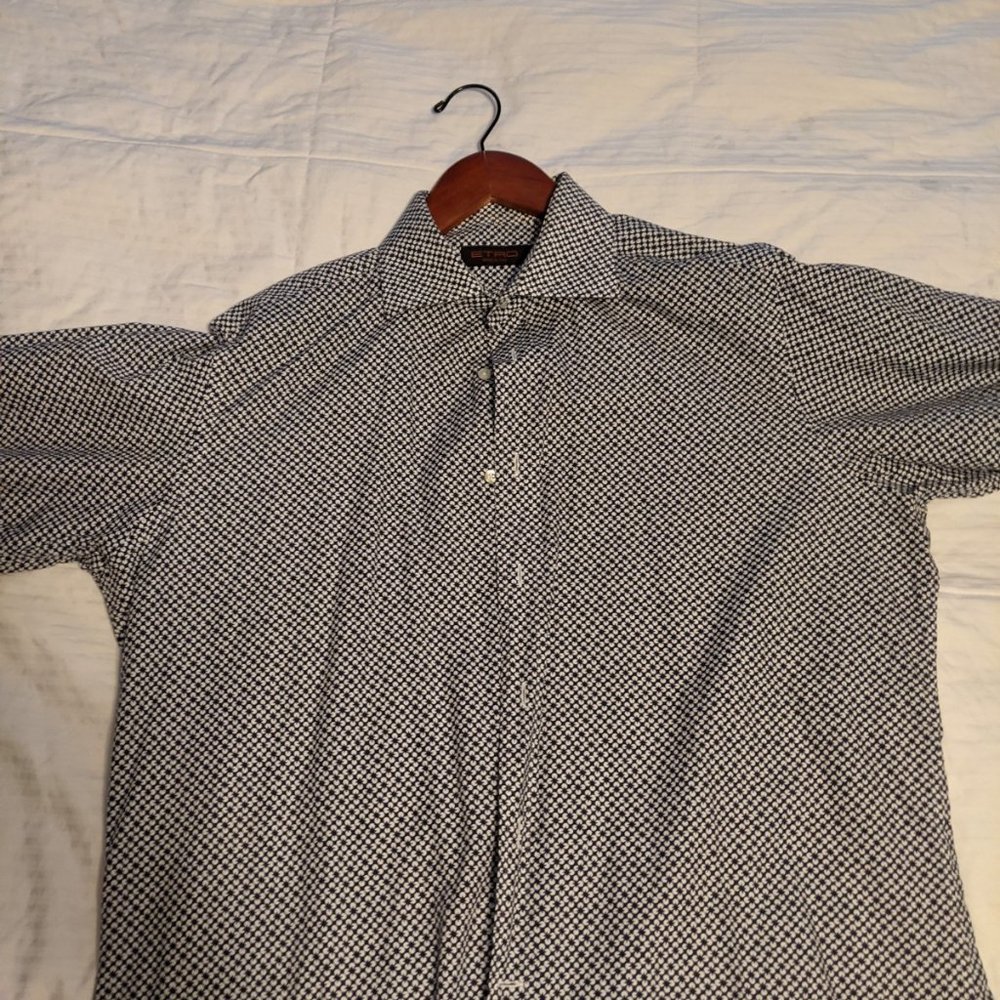 Etro Mens shirt geometric pattern (L)
